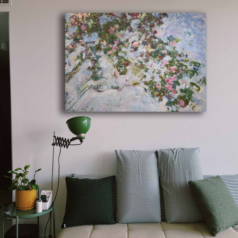 Claude Monet - peinture sur toile tendue
