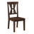 Demone Solid Wood Cross Back Dining Chair