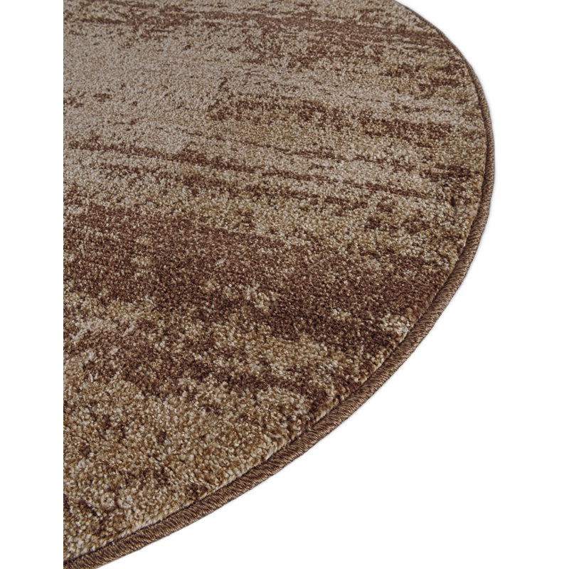 Tapis brun Arendtsville, Rond 4 pi 1 po