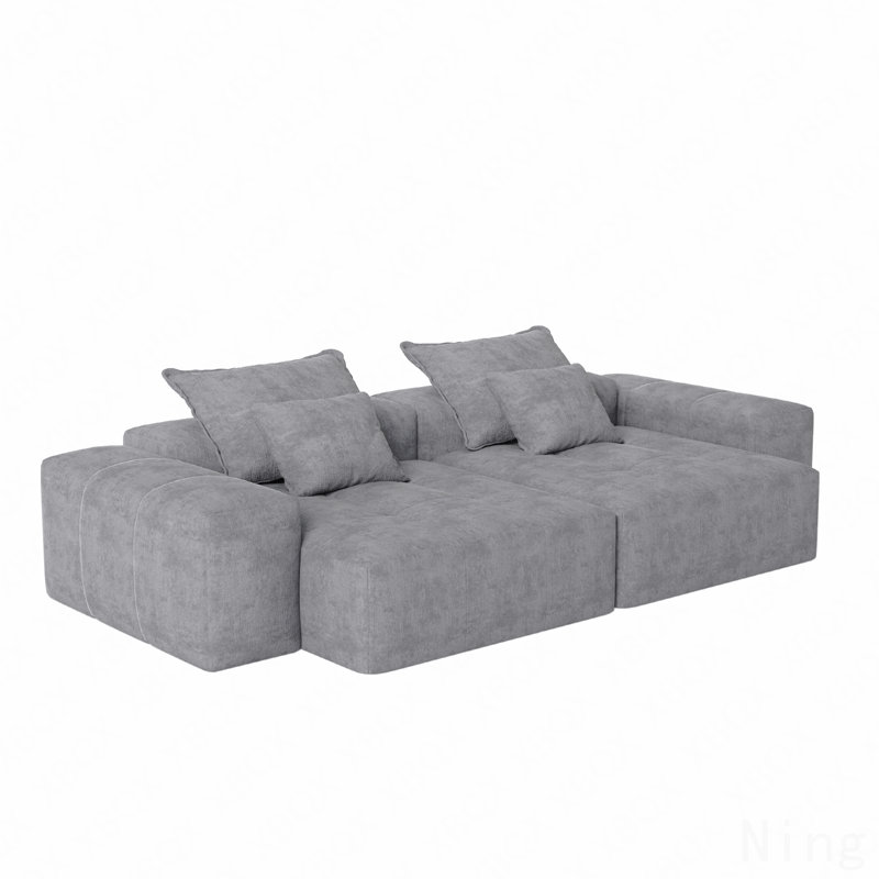Canapé modulaire surdimensionné Modern, Gris