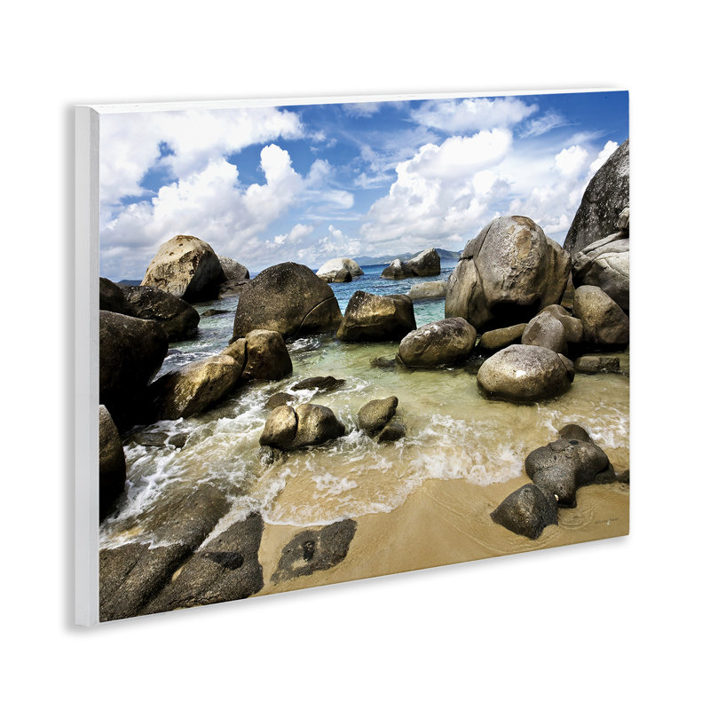 Plaque murale The Baths Rocky Coastline, design par Seven Trees Design