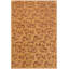 Tapis brun / rouge floral en laine noué à la main 8 pi 10 po x 11 pi 10 po Floral
