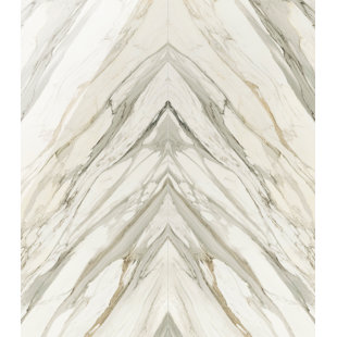 JEM Aria Gold Bookmatch A Polished Porcelain Slab Tile for Floor & Wall (48"x110")