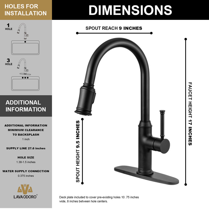 Datissc Pull Down Kitchen Faucet