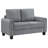 Dixon Grey Upholstered 2-Piece Sofa Set