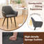 Chaises d'appoint rembourrées avec dossier incurvé Leisure-1894561661-1894561658