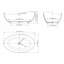x 37.4'' Freestanding Soaking Solid Surface Bathtub-132231418