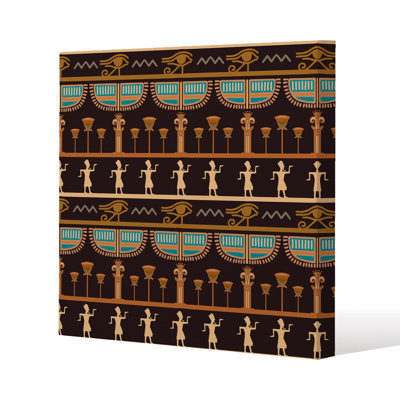 Hieroglyphs Slim Style Canvas Print