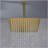 Rain Shower Head High Pressure Rainfall Showerhead Water Saving