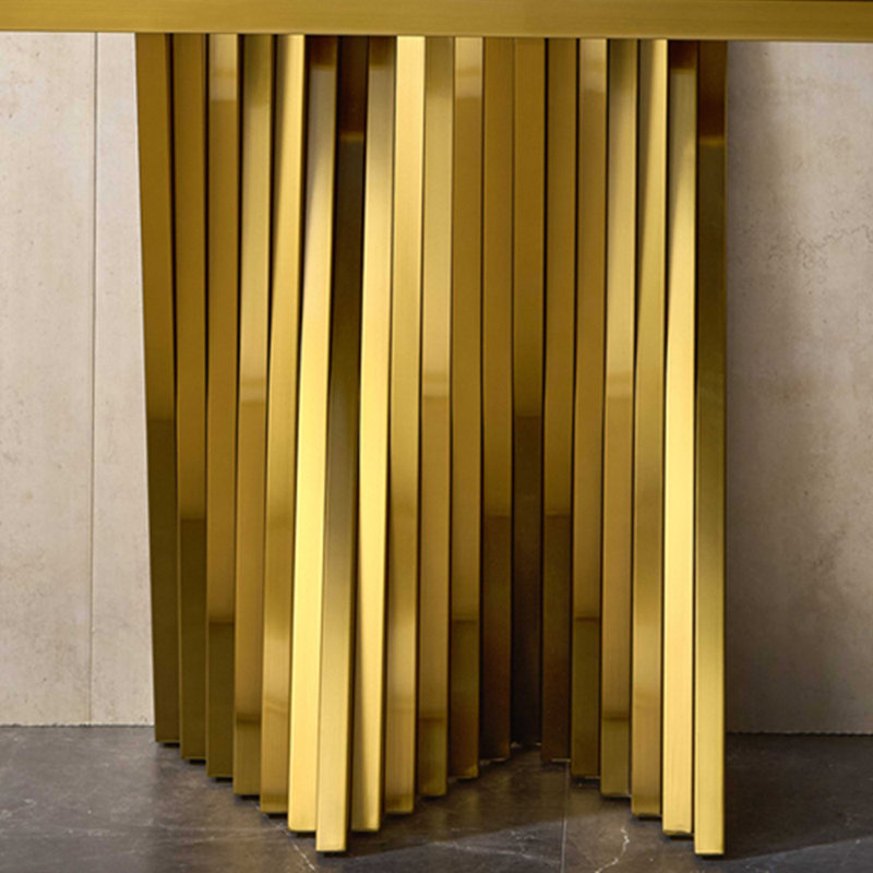 Console luxueuse de style italien, H 32,3 po x l 47,2 po x P 15,7 po