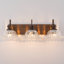 Éclairage de meuble-lavabo vintage en verre festonné Tulip-842805901-842805898