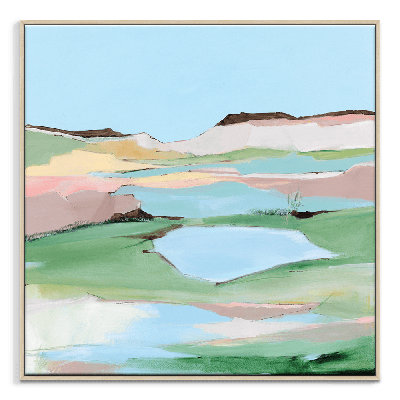 Lakeside by Brenda Meynell - Painting