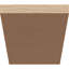 Queue de chevron Concord Woodgrain TimberThane, brun clair apprêté-88142038