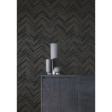Chevron Metallic Wallpaper Roll