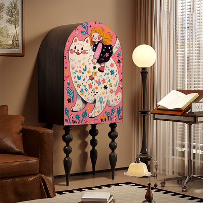 Wooden double-door large-capacity wardrobe