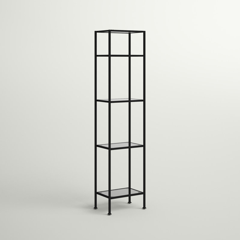 Letia Etagere Bookcase, Bronze
