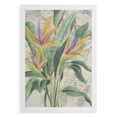 Carte Flora I - impression sur toile seulement - non encadrée
