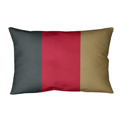 Striped Linen Reversible Throw Pillow