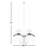 Modway Stellar 5-Light Chandelier-1317000825