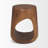 Cove Sculptural Open Side Table-351633968