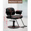 Fauteuil de coiffeur pivotant à 360 °, chaise de salon réglable en hauteur avec pompe hydraulique robuste-145462576