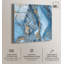 «River River», art abstrait acrylique bleu par Art Remedy, prêt à être accroché-180983827