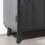 Armoire de rangement moderne en bois noir