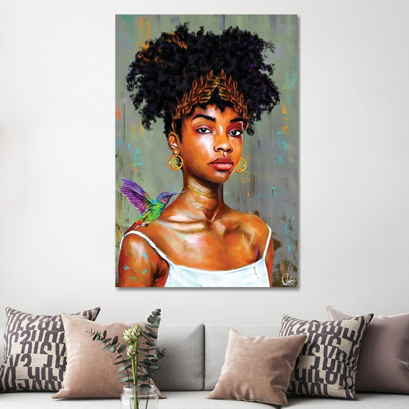 Mona by Crixtover Edwin - Wrapped Canvas Print, 152.5 cm H x 101.5 cm W