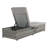 Outdoor Chaise Lounge Chair Set of 2 with Patio Pool Chairs Tanning Lounges for Outside,Beach Rattan Recliners with Adjustable Backrest, Table, Cushion for Poolside Backyard Garden-588825035