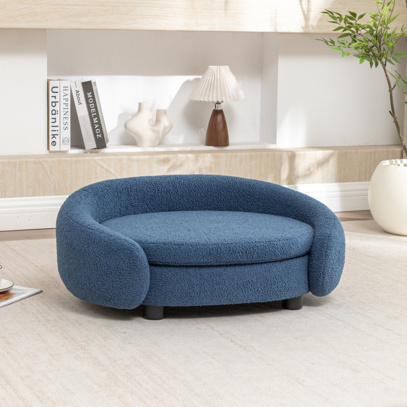 Lit pour chien Malcolm Elegant Rectangle, Marine