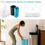 Poubelle à recyclage double en acier inoxydable 19 gallons avec contrôle des odeurs CleanAura et couvercle à fermeture en douceur Home Zone Living-131224154-93365607