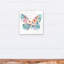 Art sur toile papillon floral Clooney-108247900