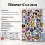 Rideau de douche 1 pièce Bright Comic Vibes-1949466096