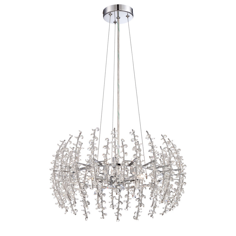 Lustre tambour unique à 6 lumières Viggo