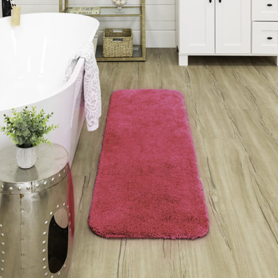 Wayfair Basics Brassfield Tufted Nylon Non Slip Bath Rug