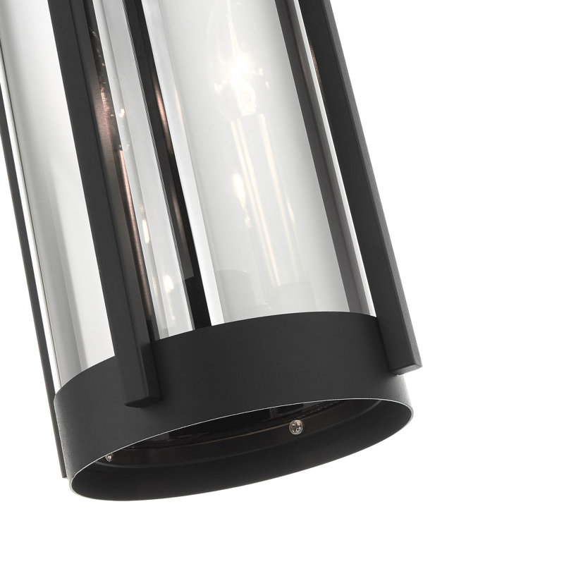 Lanterne suspendue d'extérieur 2 lumières H 18 po Adia, Noir