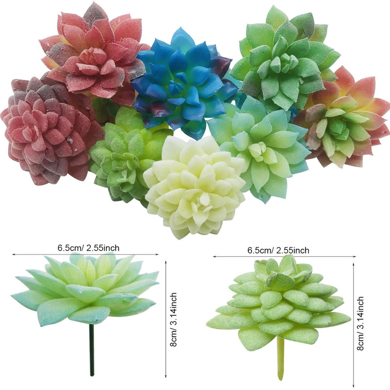 20-piece Assorted Style 11 Artificial Succulent Plants