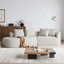 Canapé modulaire rembourré, canapé-lit incurvé extra large et large à 4 places de 112 po en chenille avec 4 coussins décoratifs, canapé-lit combiné gratuit pour le salon, la chambre à coucher-31450129