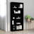Book Cabinet Bookshelf TV Stand Freestanding Shelf Engineered Wood-615160135-589519941
