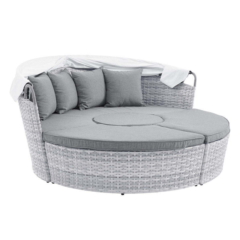Lit de jour pour patio Scottsdale, gris