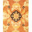 Tapis brun noué à la main de conception unique et unique 8 pi 3 po x 10 pi 5 po Oakhur