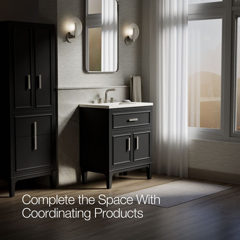Southerk 30-In Bathroom Vanity Set, Slate Gray, 30"