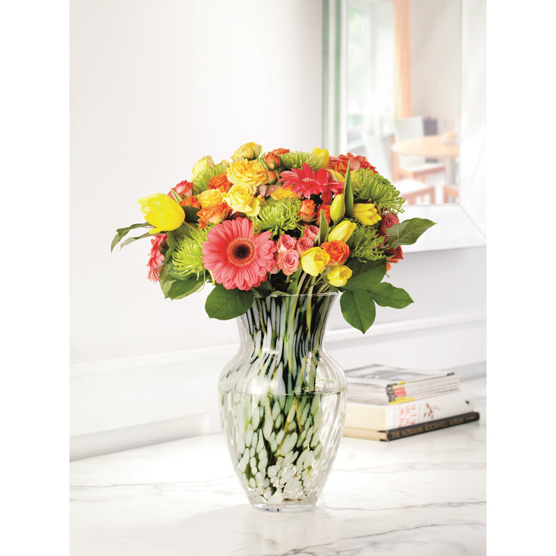 Vase de table design raindrop opal Bernier