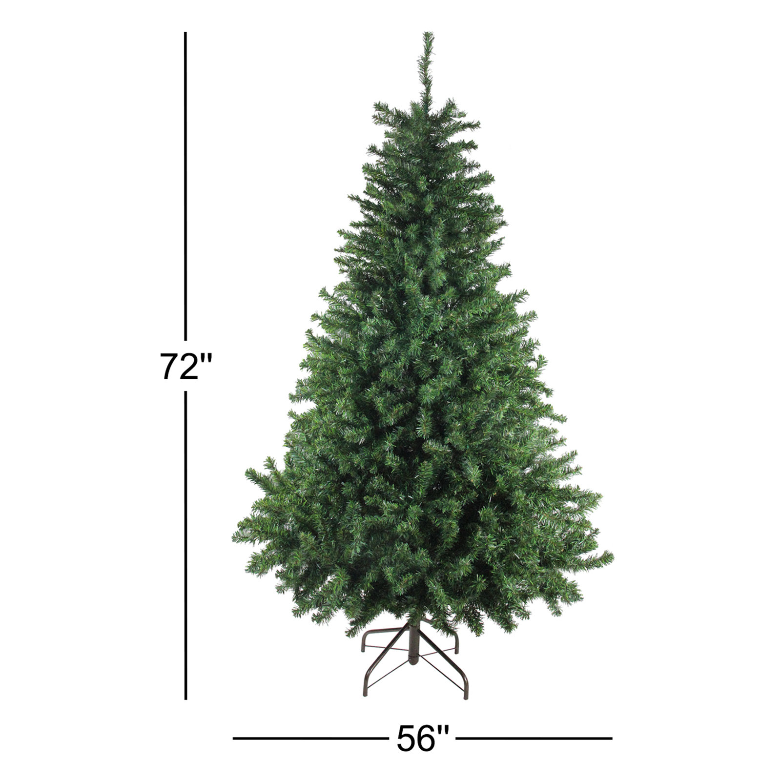 Artificial Pine Christmas Tree, 72" H