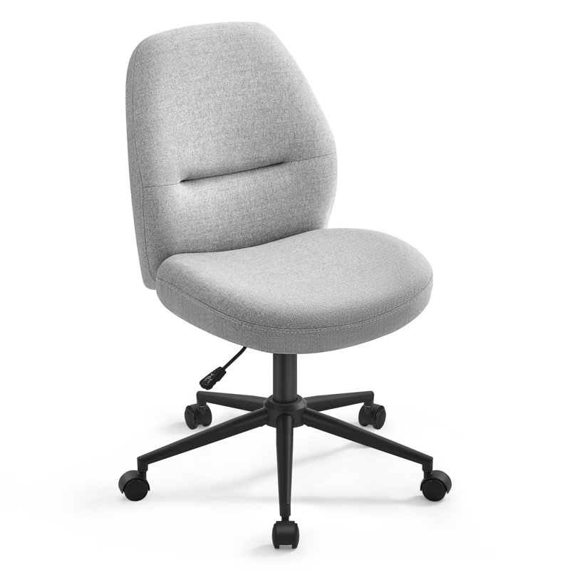 Sabrian Cotton Blend Office Chair, Gray