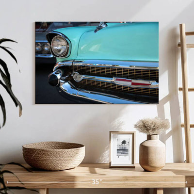 Mehar Turquoise Retro Car
