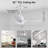 52'' Ceiling Fan with LED Lights-73302809