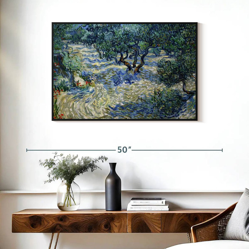 Harnek Olive Orchard 1889, 25" H x 37" W