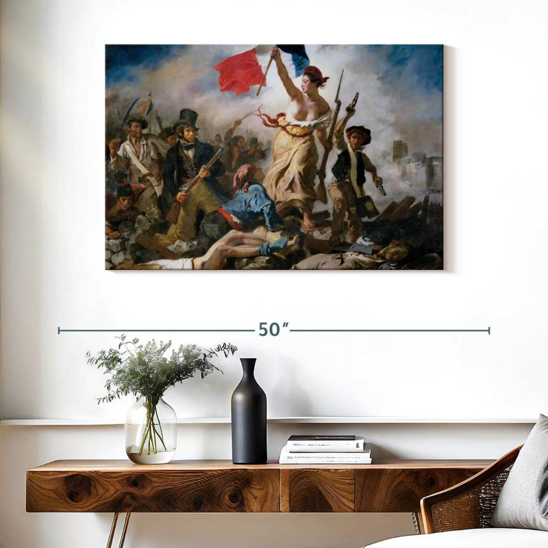 Keiri Liberty guidant les gens, H 26 po x l 39 po