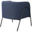 Chaise d'appoint Jacobsen, denim